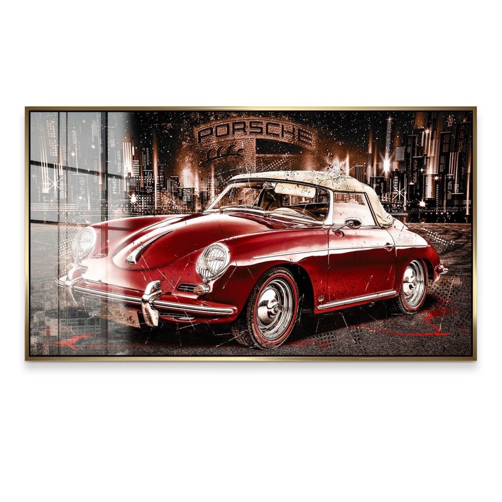 Porsche 356 Retro Acrylglas Bild INGALERIE