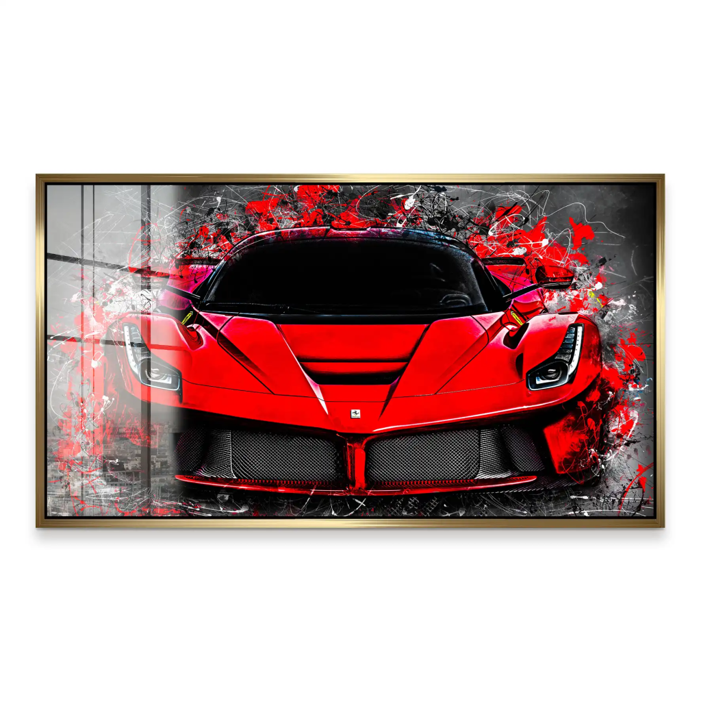 La Ferrari Abstrakt Acrylglas Bild INGALERIE