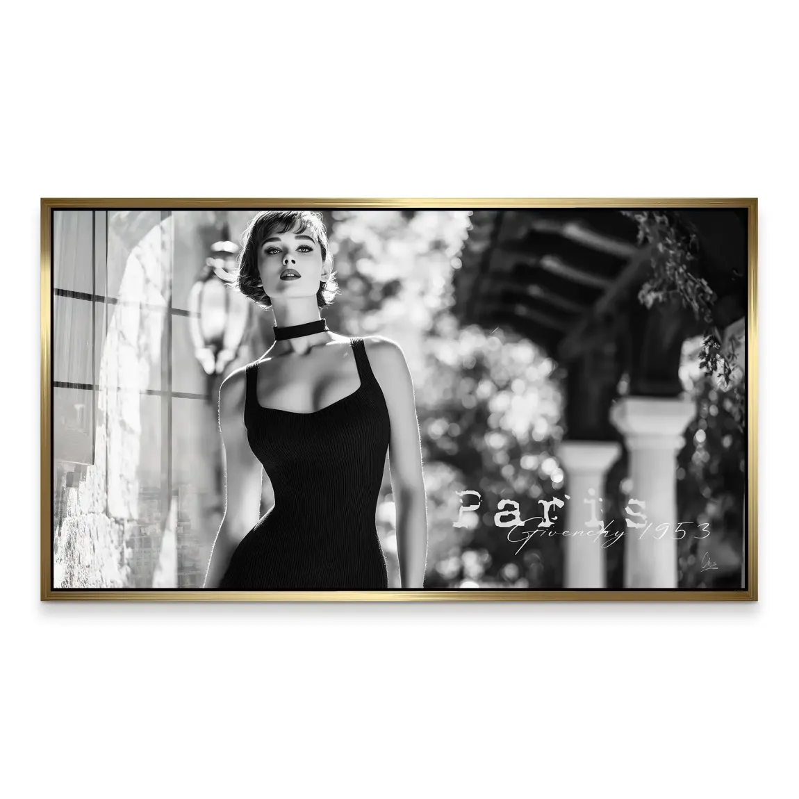 Audrey Hepburn Givenchy Acrylglas Bild