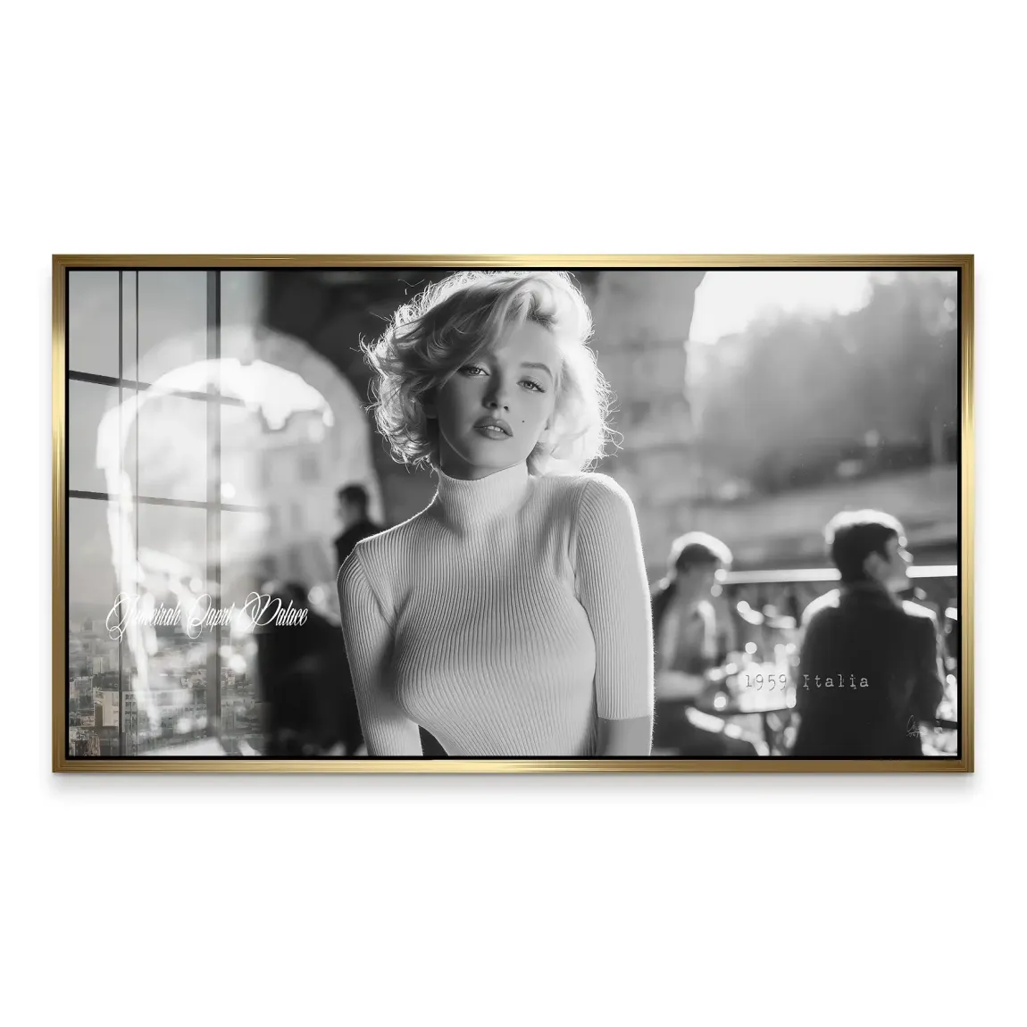 Marilyn Monroe Italia Acrylglasbild