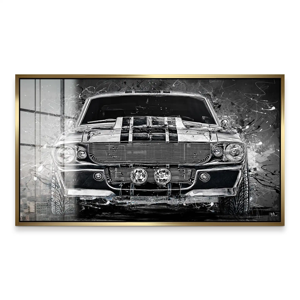 Ford Mustang Elenore Abstrakt Acrylglas Bild INGALERIE