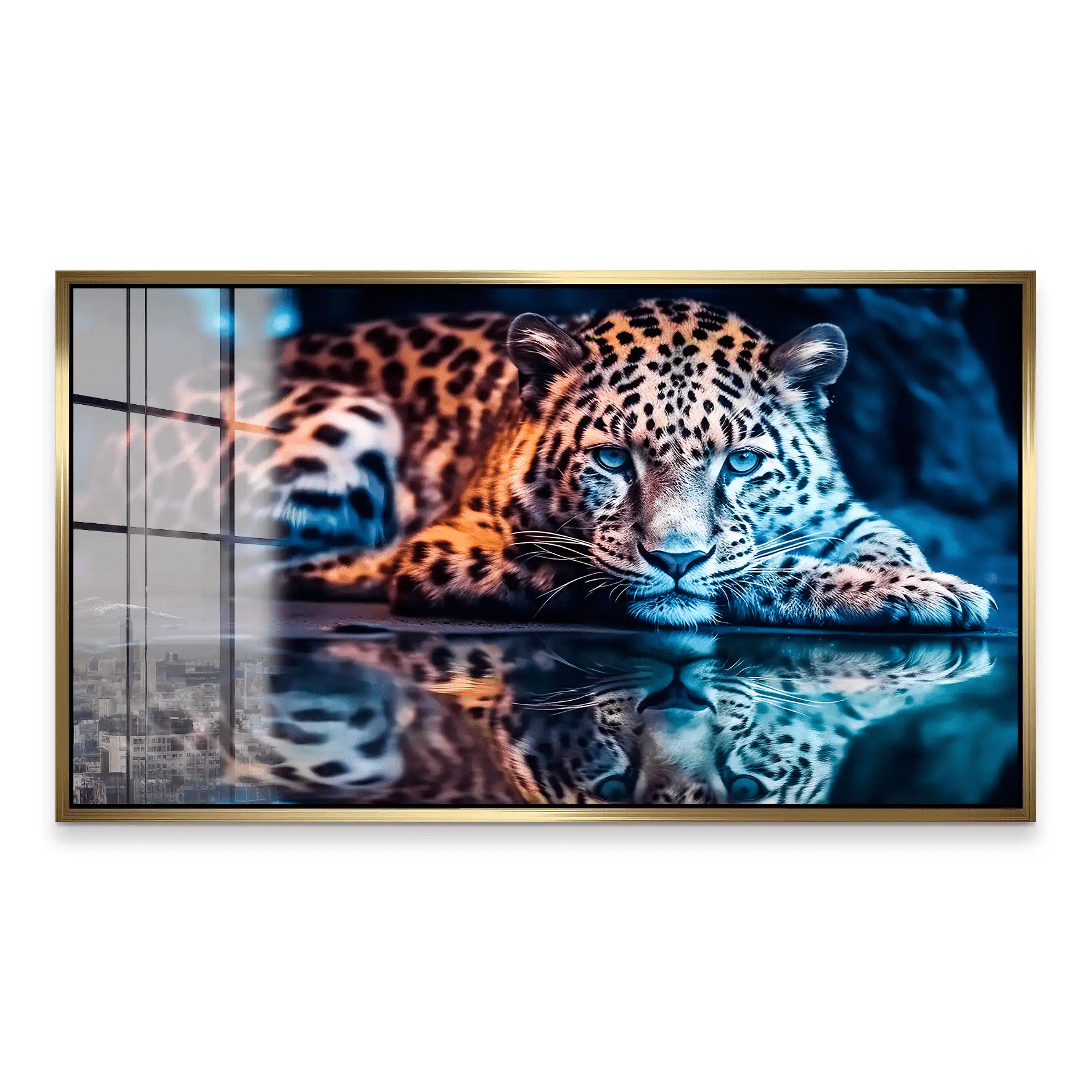 Leopard Relax Acrylglas Bild INGALERiE