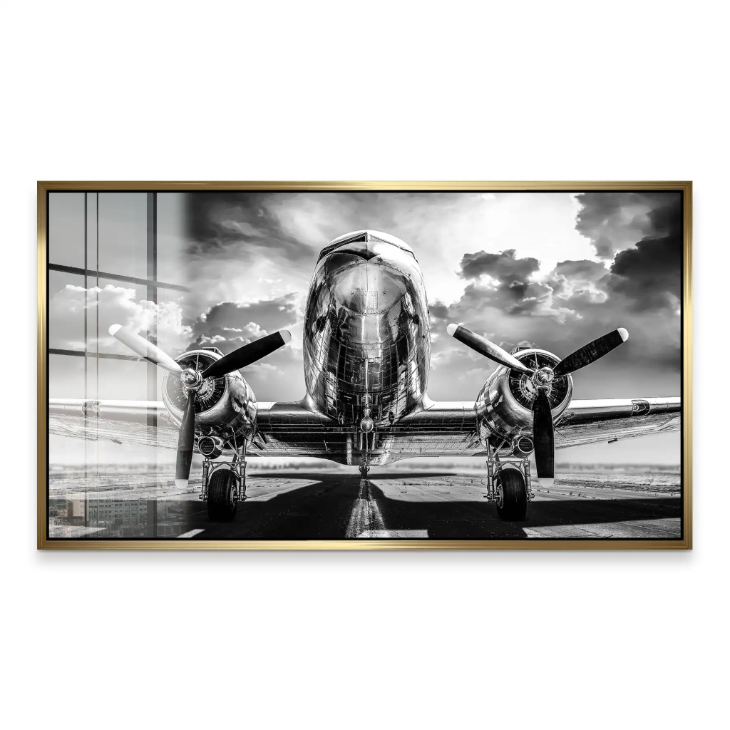 DC3 Flugzeug Acrylglas Bild INGALERIE