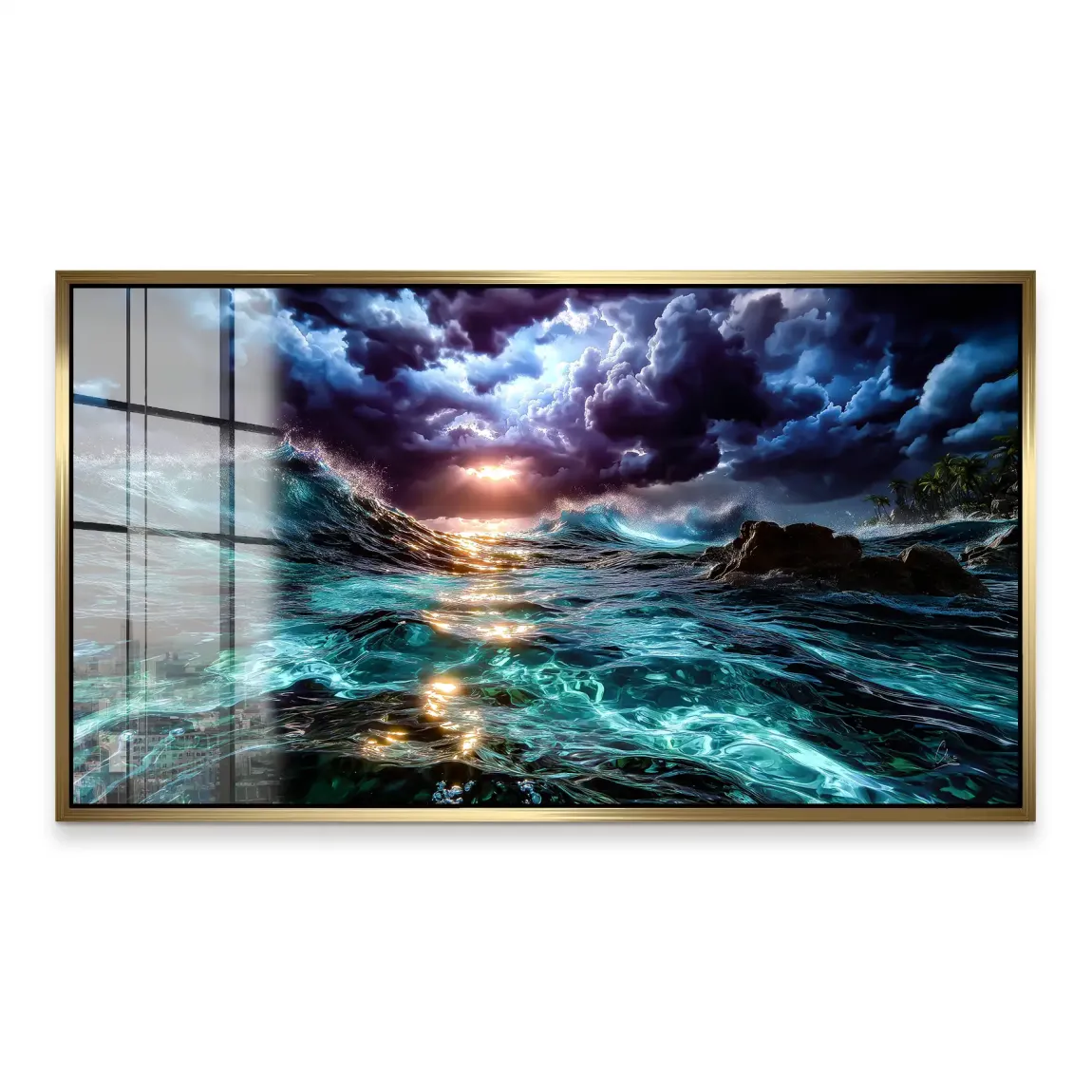 Ocean Storm Acrylglas Bild