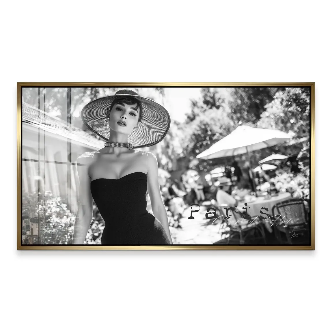 Audrey Hepburn Summer Style Acrylglas Bild