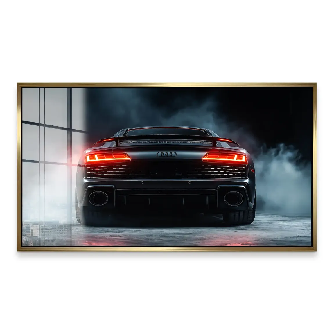Audi R8 Dark Side Acrylglas Bild