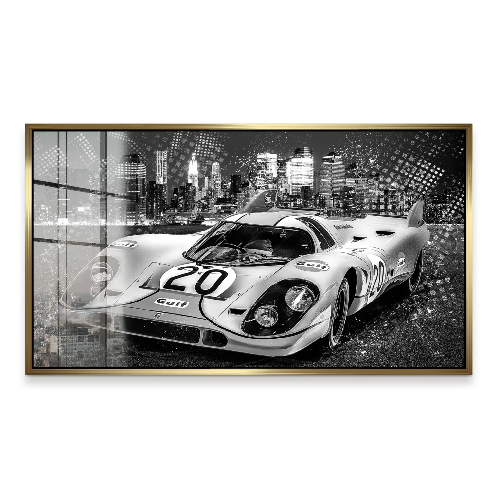 Porsche 917 Black Style Acrylglas Bild INGALERIE