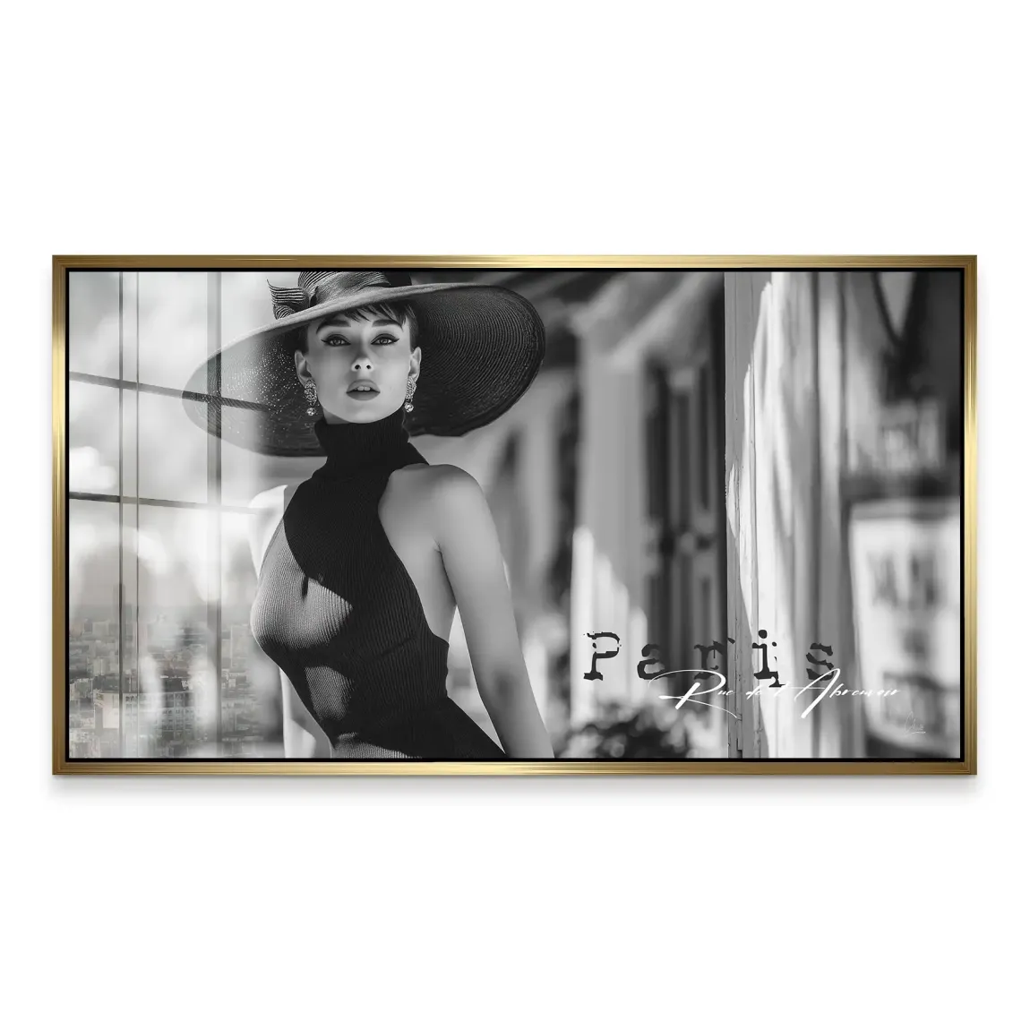 Audrey Hepburn Paris City Life Acrylglas Bild