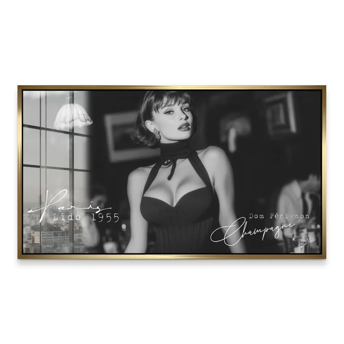 Audrey Hepburn Lido Bar Acrylglas Bild