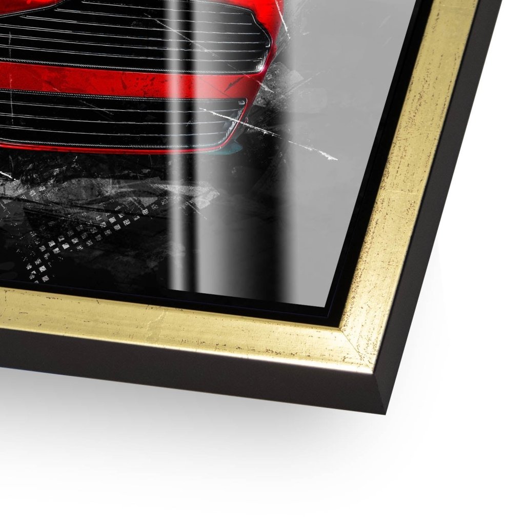 Aston Martin Abstrakt Red Style Acrylglas Bild INGALERIE