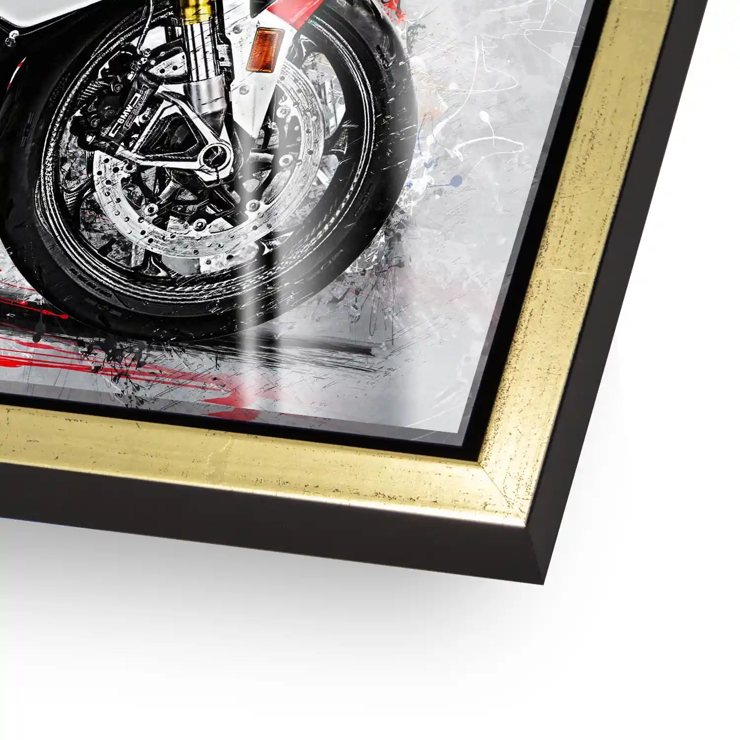 BMW S1000RR Abstrakt Style Acrylglas Bild INGALERIE