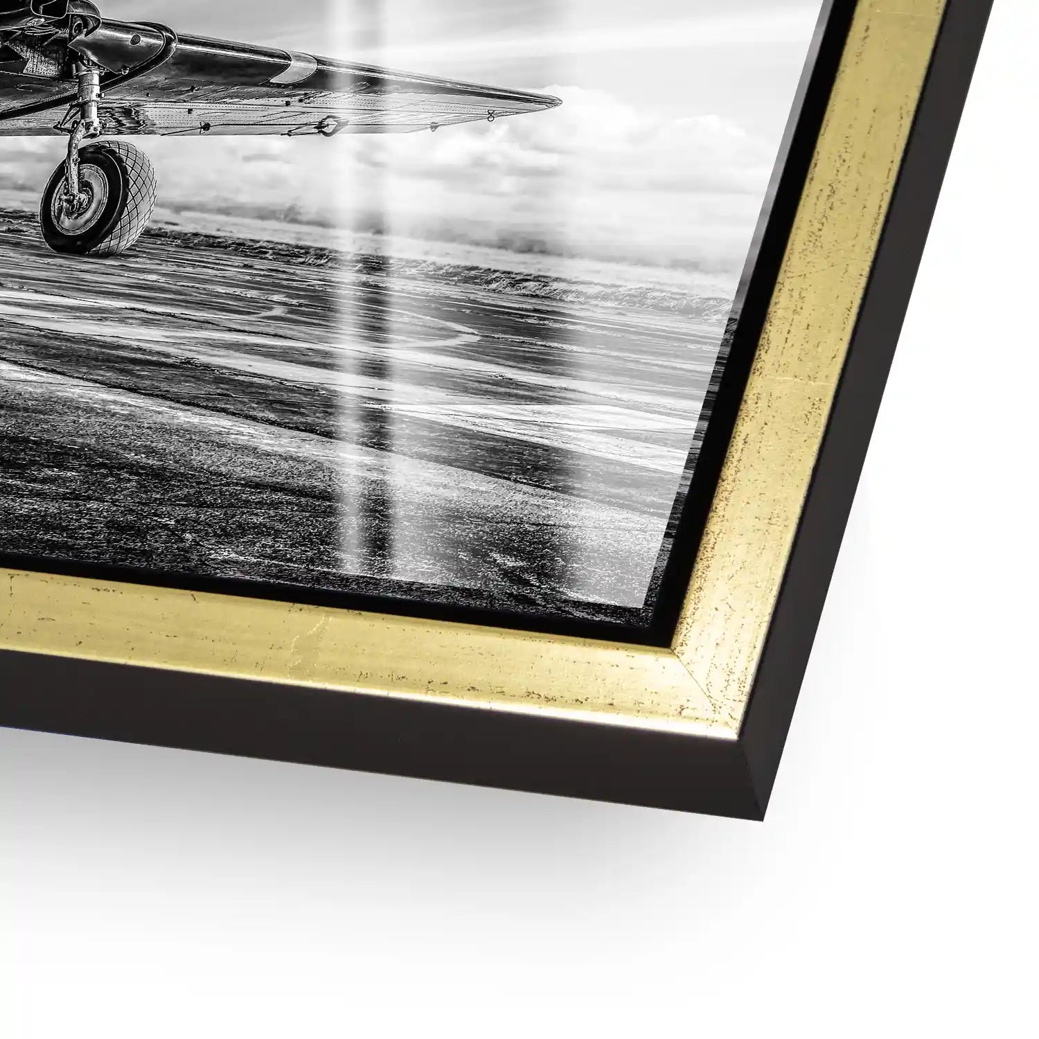 Retro Propeller Flugzeug Acrylglas Bild INGALERIE