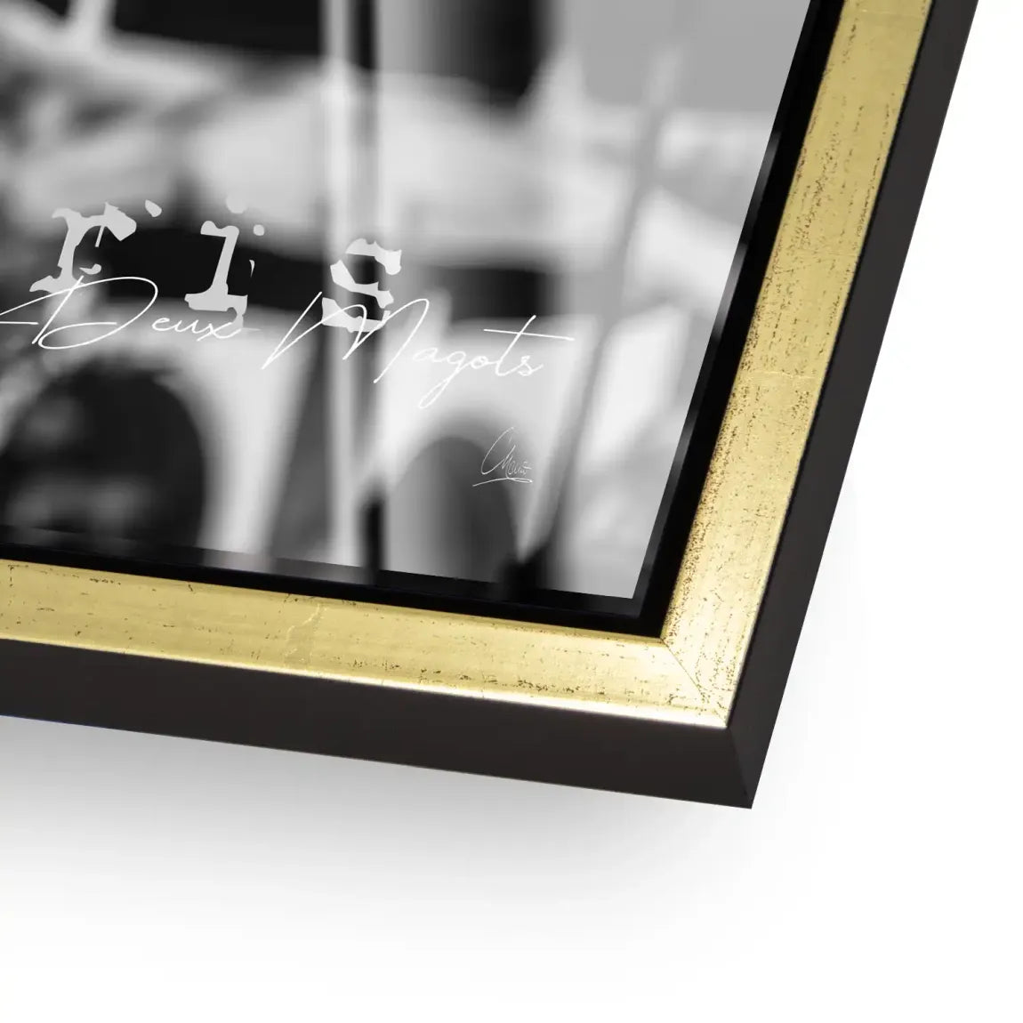 Audrey Hepburn Paris Cafe Acrylglas Bild