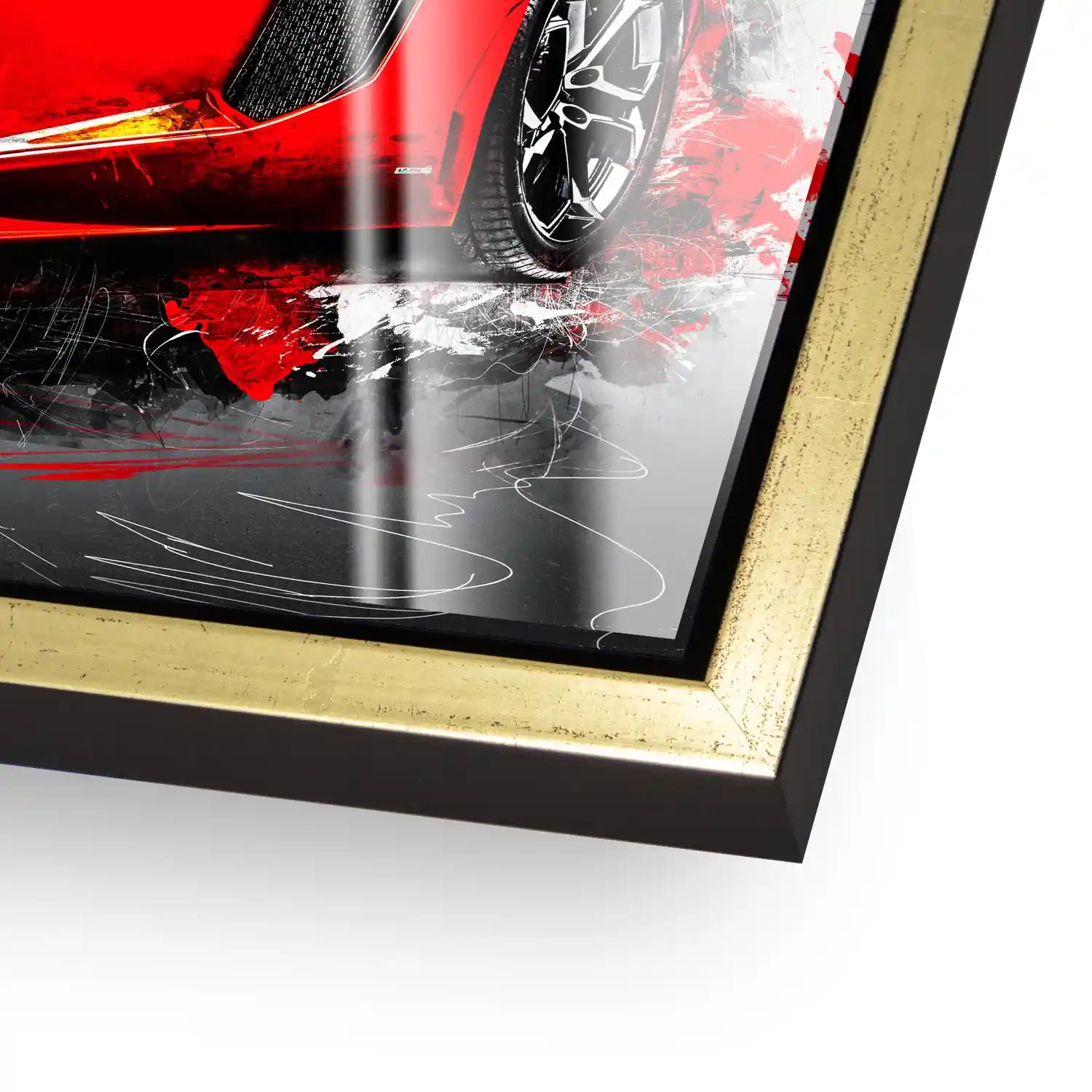 Lambo Aventador Abstrakt Acrylglas Bild INGALERIE