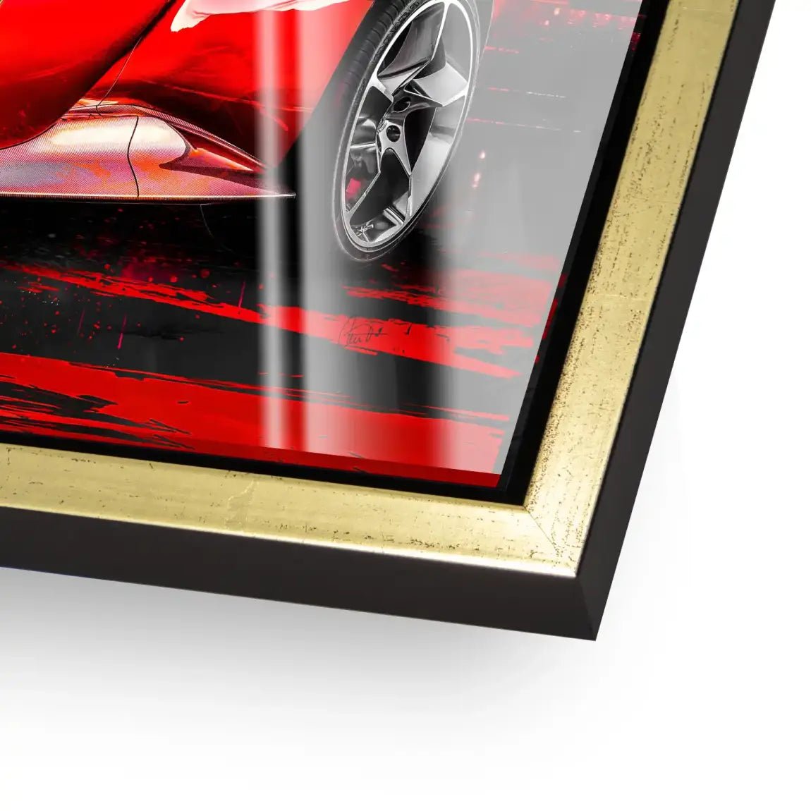 Ferrari Daytona SP3 Abstrakt Acrylglas Bild INGALERIE