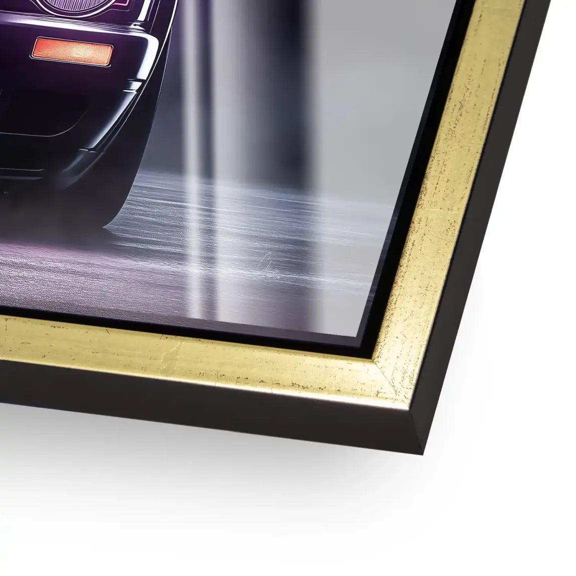 VW Golf Old School Acrylglas Bild