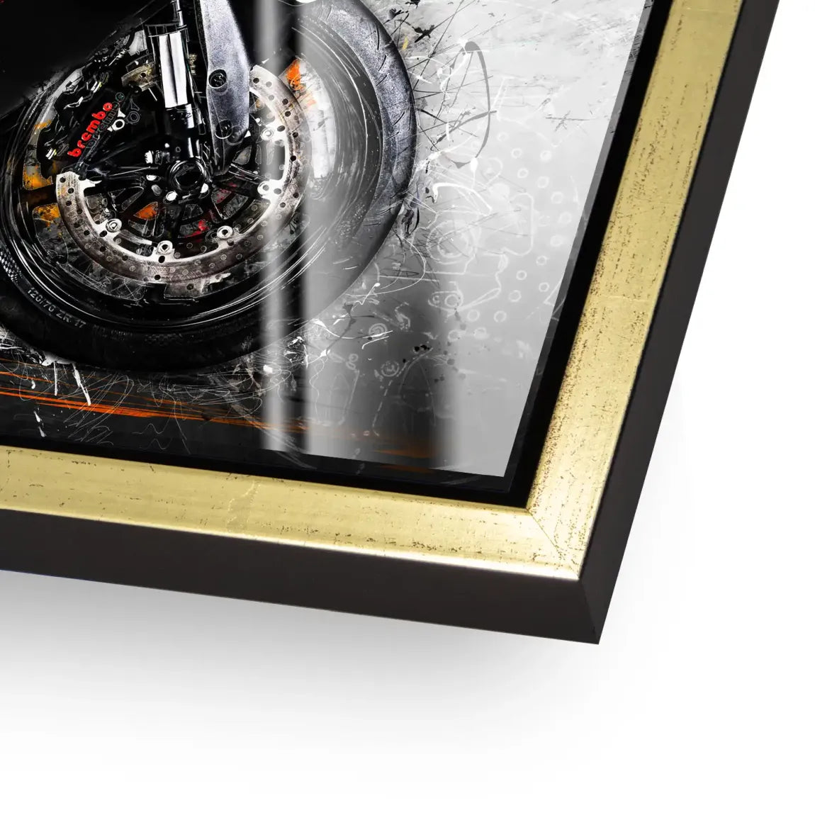 KTM RC8 Abstrakt Acrylglas Bild