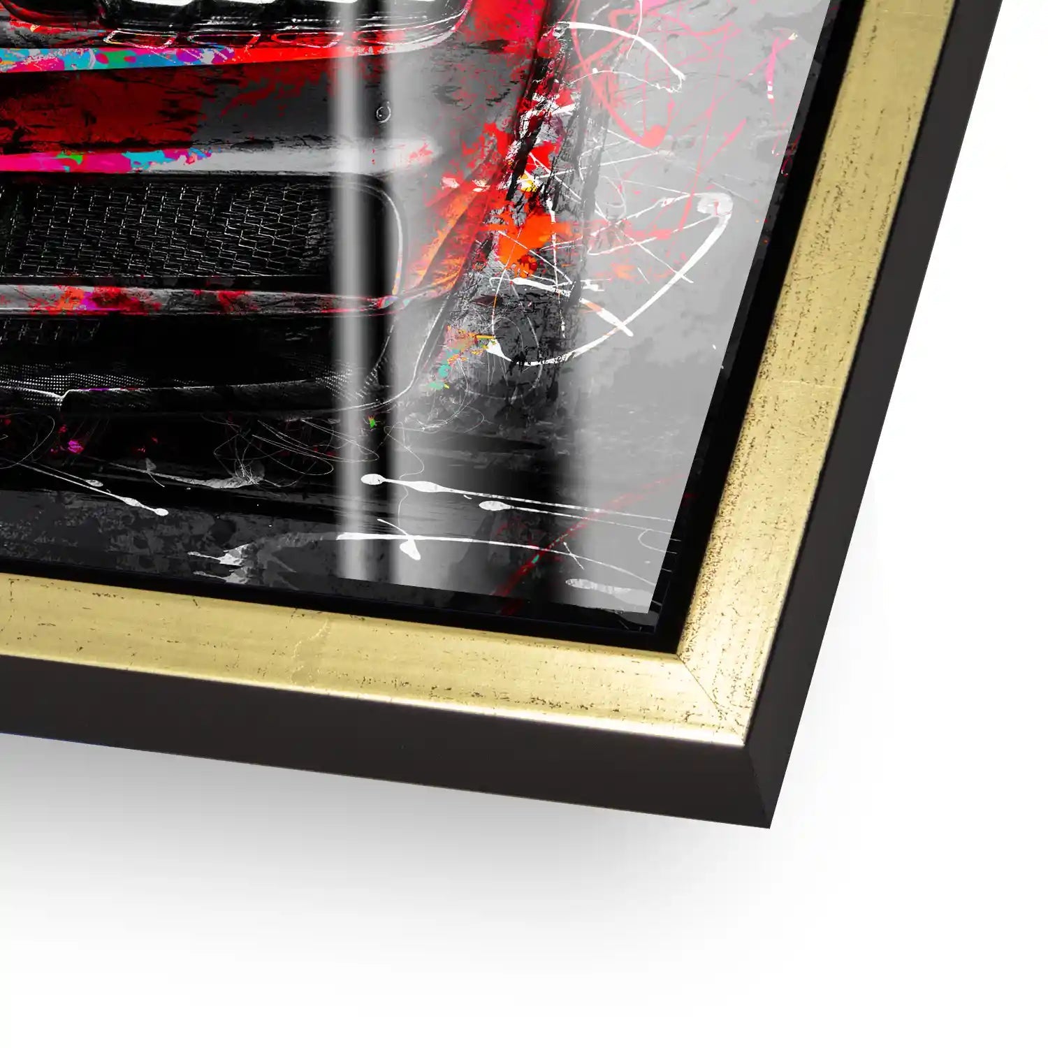 Bugatti Pop Art Style Acrylglas Bild INGALERIE