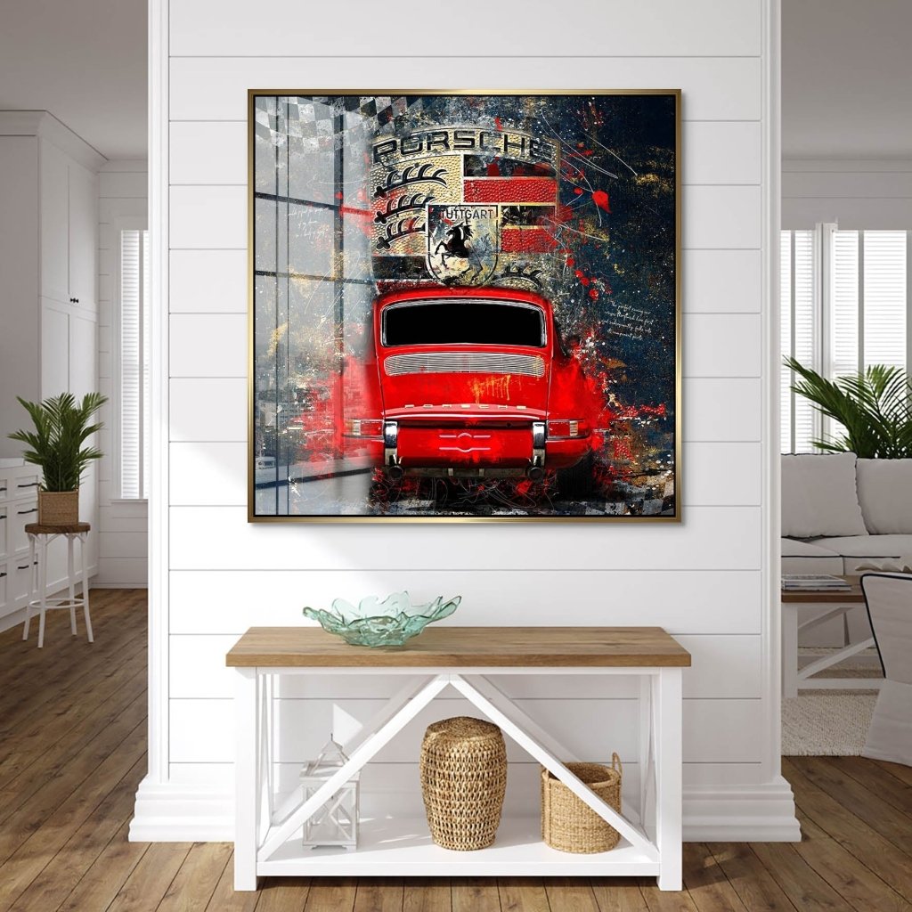 Porsche 911 Modern Abstrakt Acrylglas Bild INGALERIE