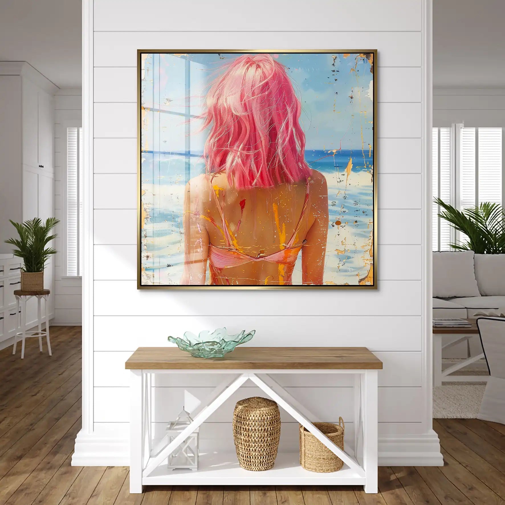 Beach Girl Nr.5 Acrylglas Bild INGALERIE