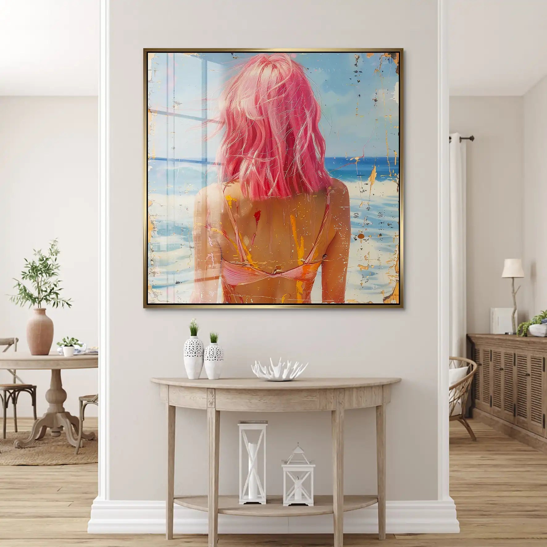 Beach Girl Nr.5 Acrylglas Bild INGALERIE