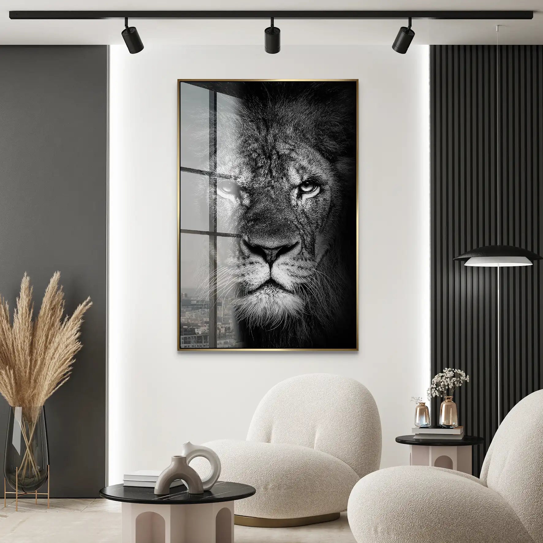 Lion Head Acrylglas Bild INGALERIE