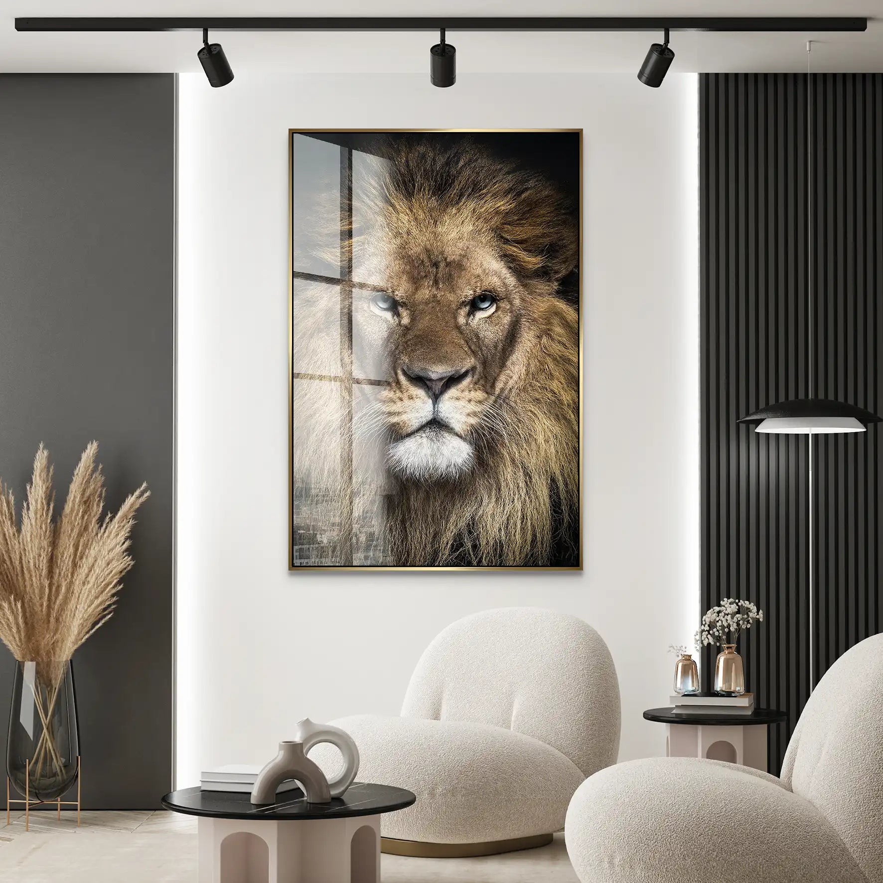 Lion Portrait Acrylglas Bild INGALERIE