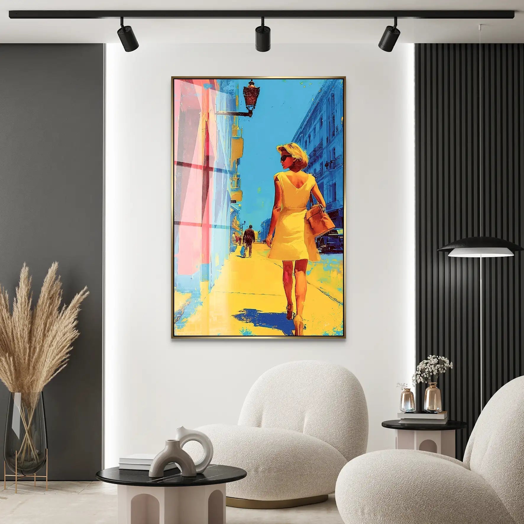 City Walk Pop Art Acrylglas Bild INGALERIE