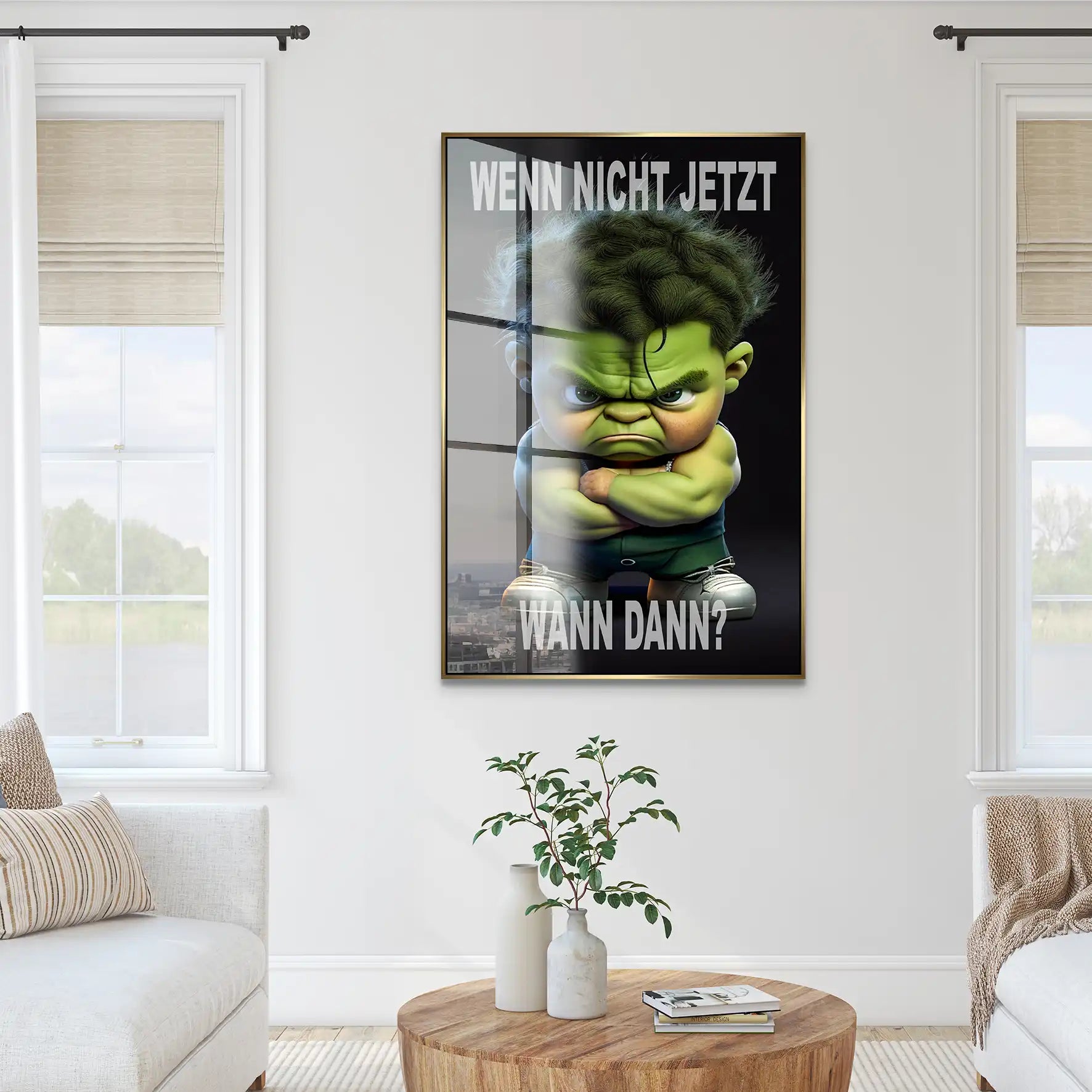 Kleiner Hulk Acrylglas Bild INGALERIE