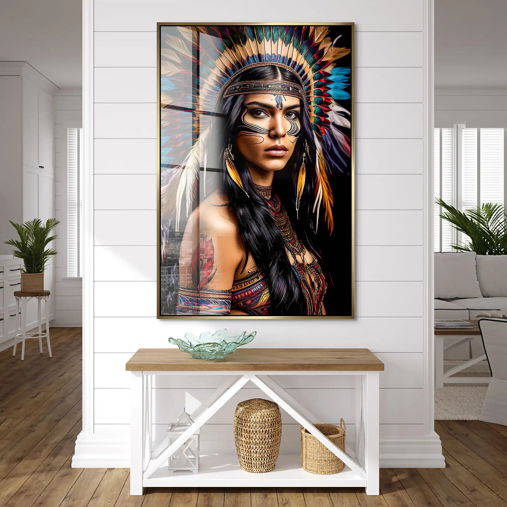 Beauty Apache Acrylglas Bild INGALERIE