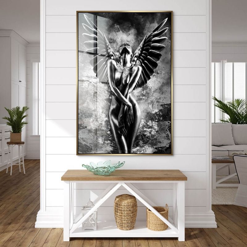 Black Angel Abstrakt Acrylglas Bild INGALERIE