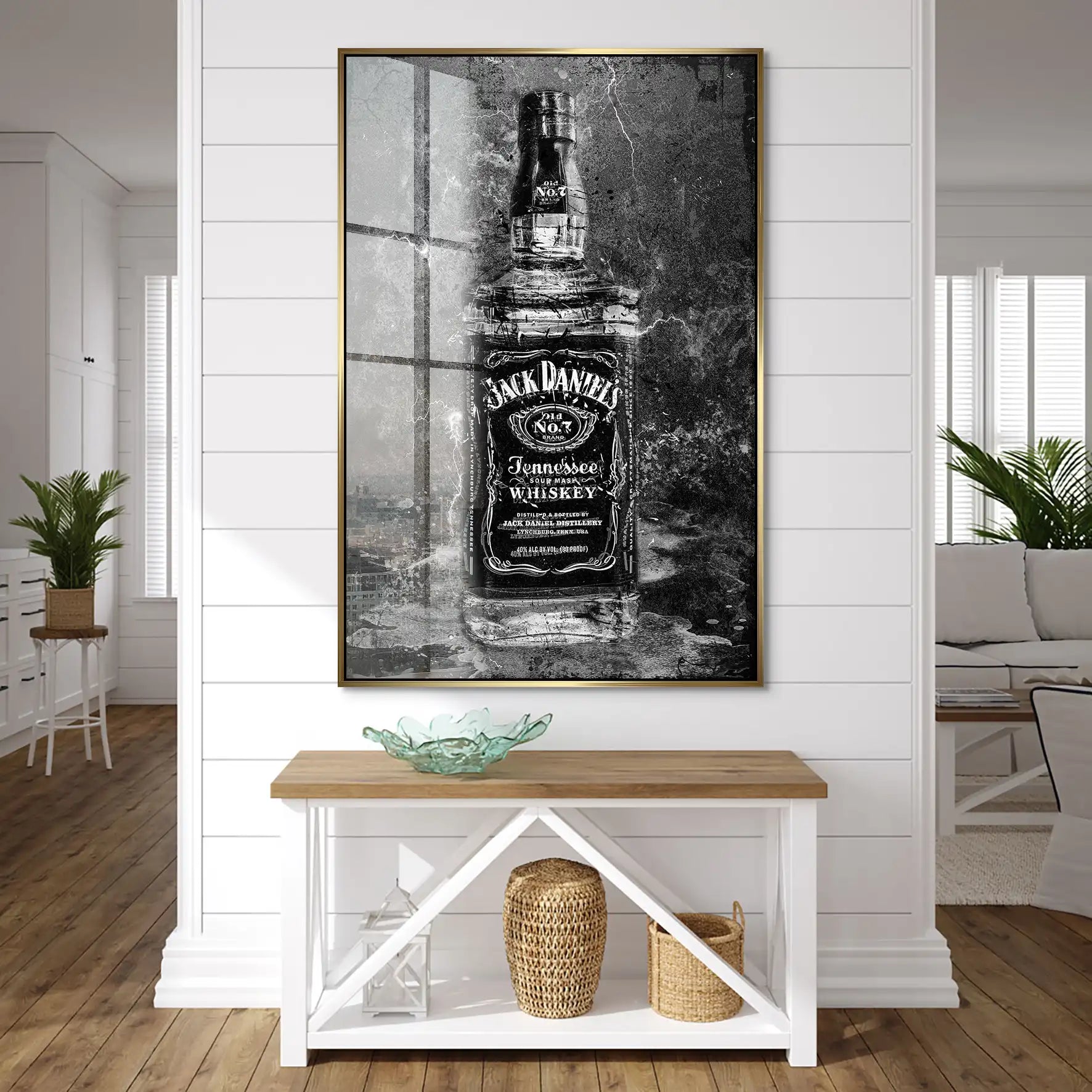 Jack Whisky Black Style Acrylglas Bild INGALERIE