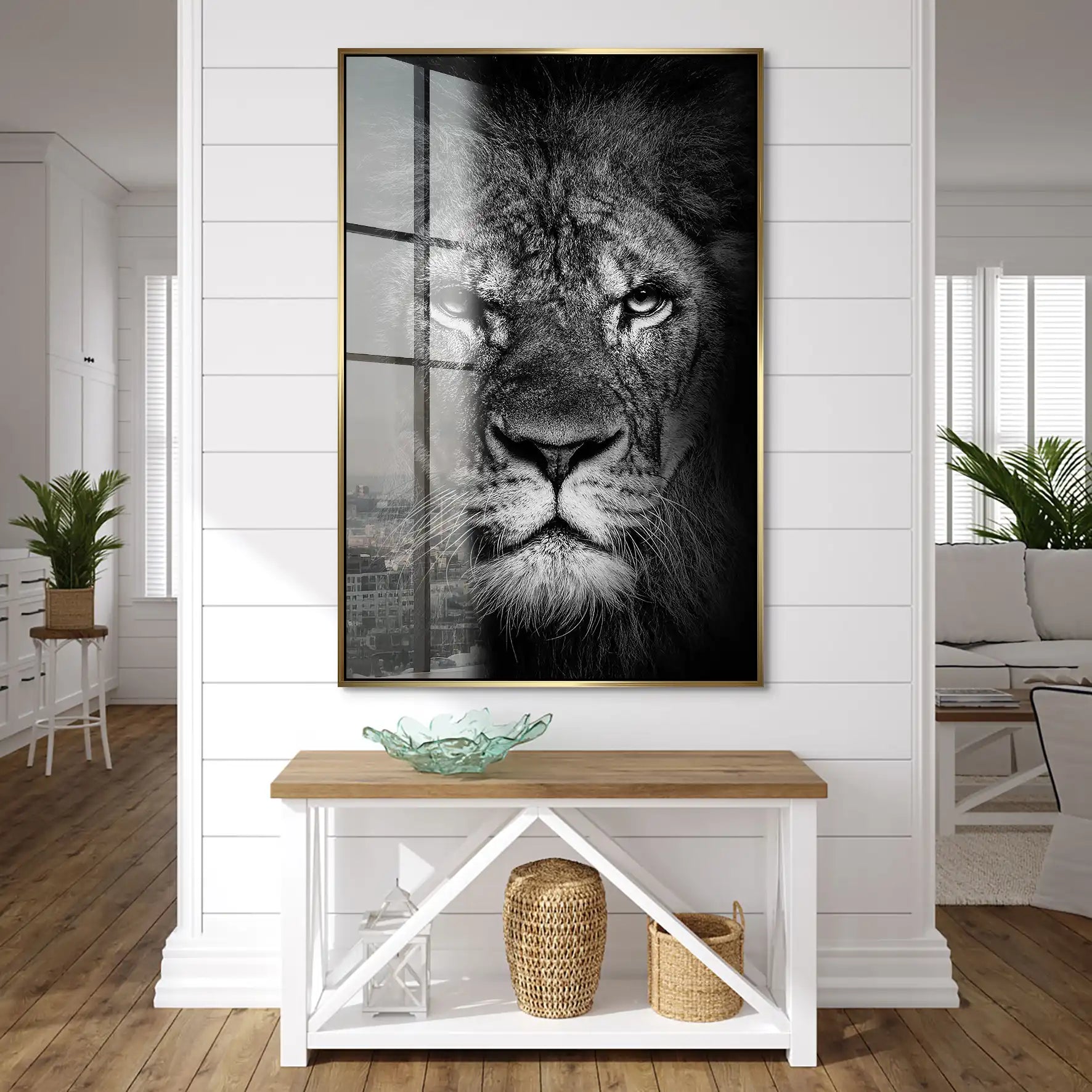 Lion Head Acrylglas Bild INGALERIE