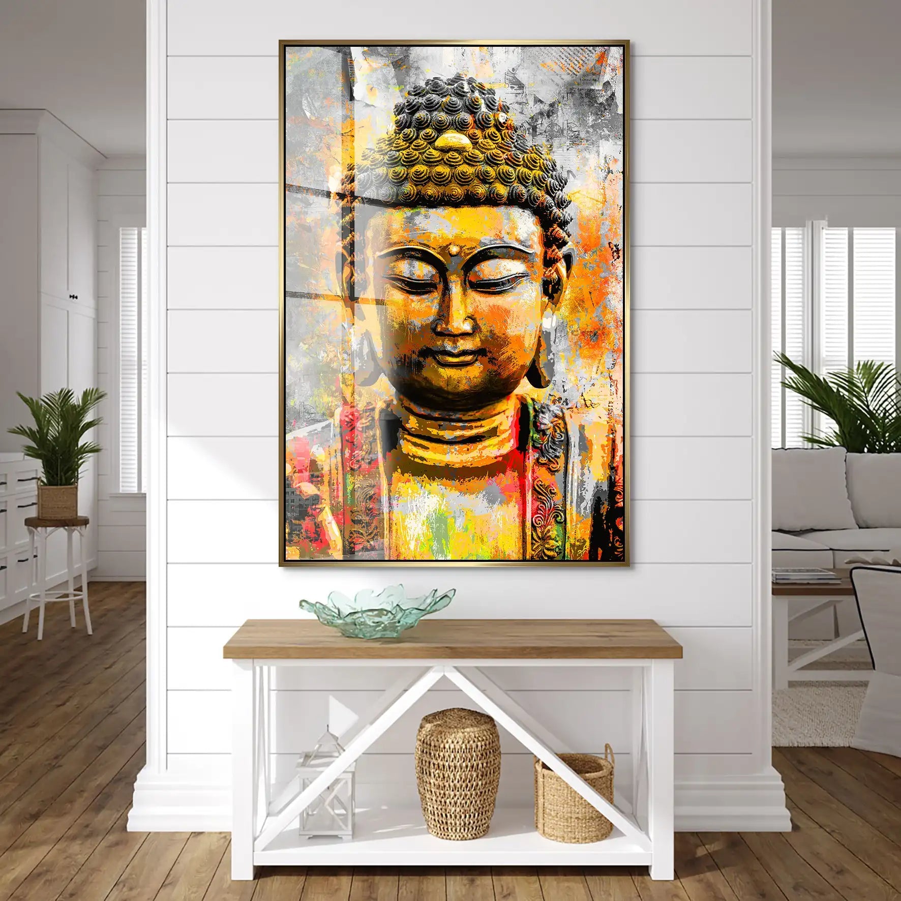 Buddha Boho Style Acrylglas Bild INGALERIE