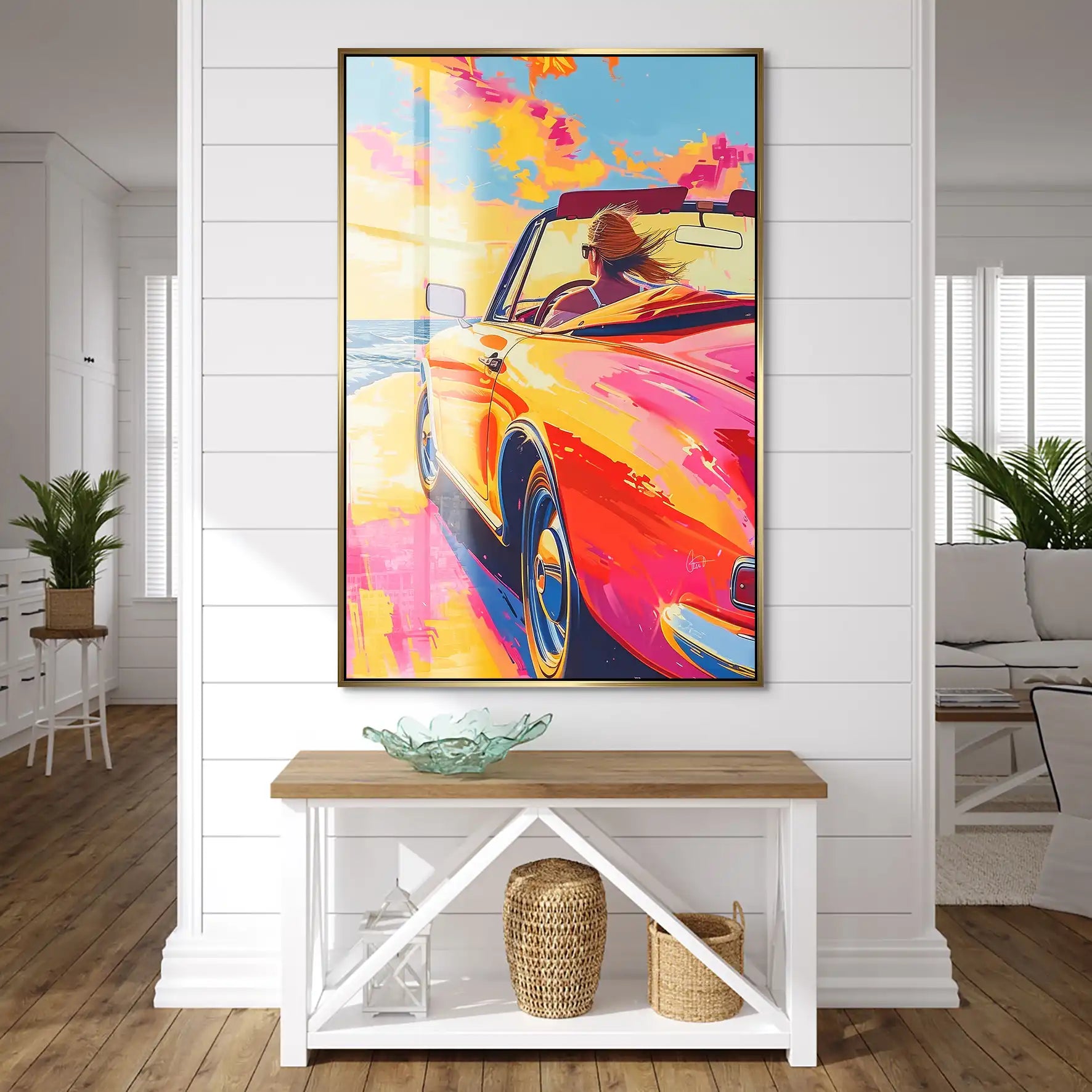 Beach Art Acrylglas Bild INGALERIE