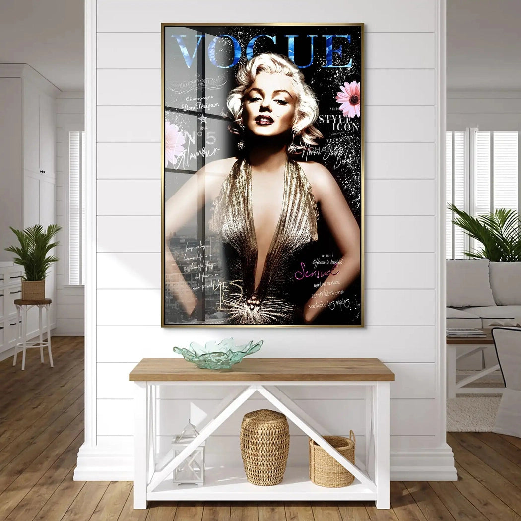 Marilyn Glamour Acrylglas Bild INGALERIE