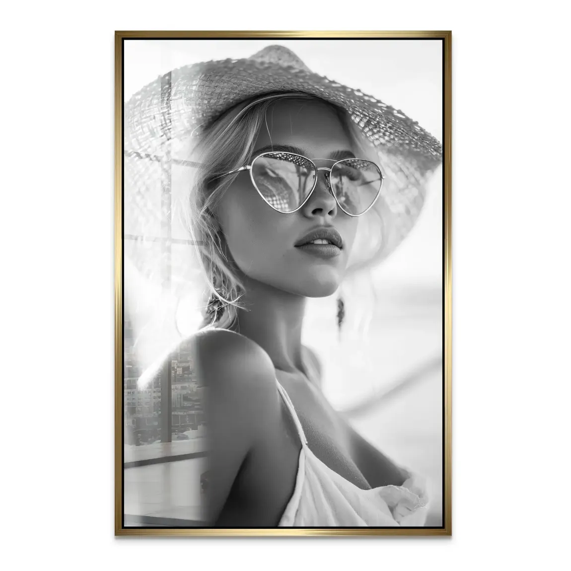 Summer Glam Noir Acrylglas Bild