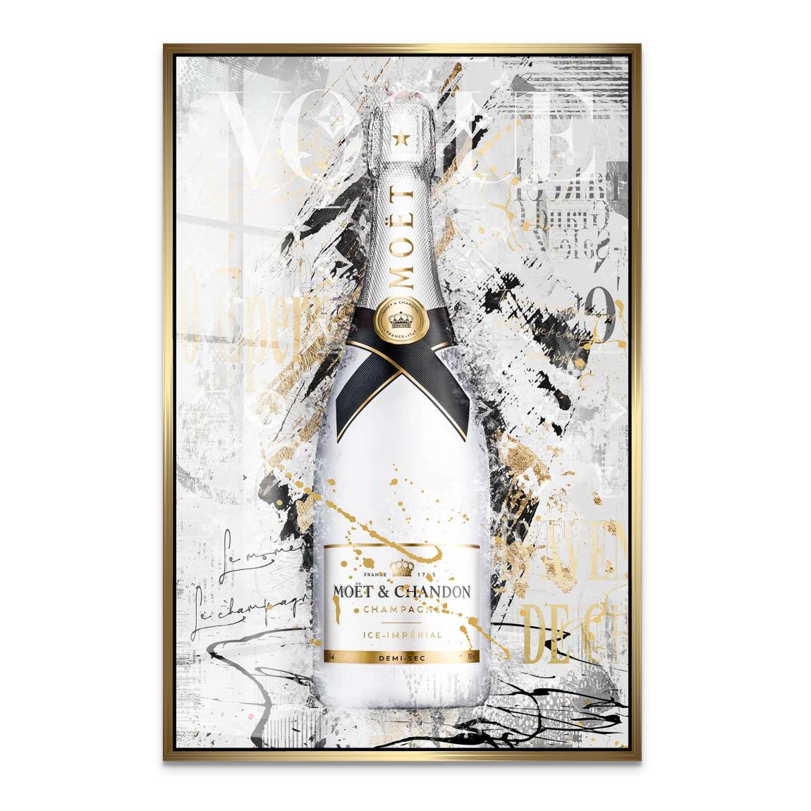 Champagner Prestige Acrylglasbild