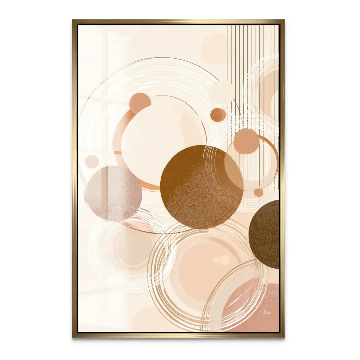 Circles of Timeless Acrylglas Bild INGALERIE