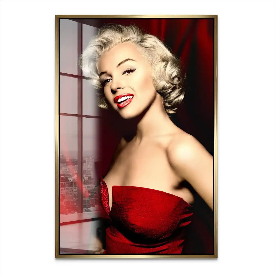 Marilyn Monroe Club Style Acrylglas Bild INGALERIE