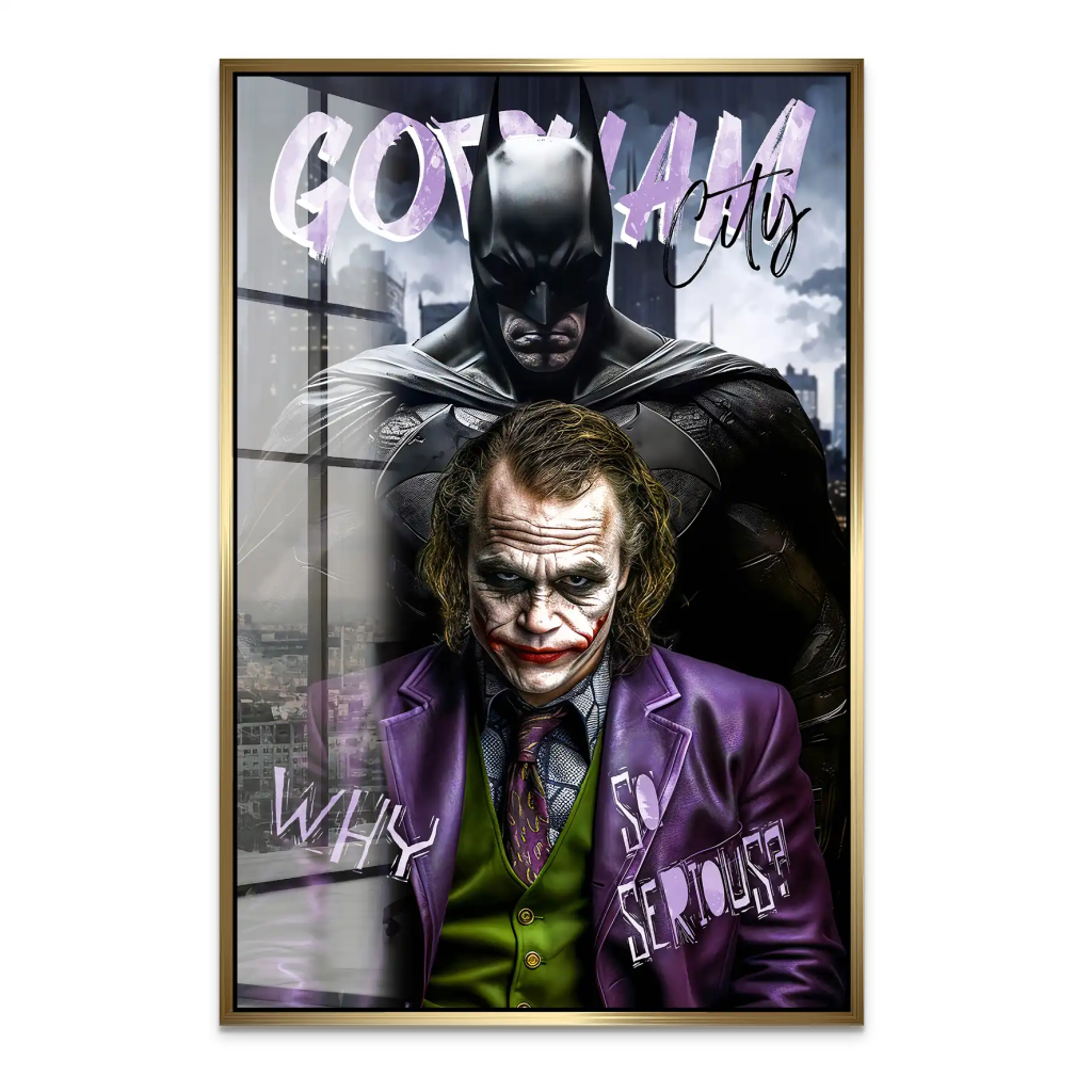 Batman Joker Acrylglas Bild INGALERIE