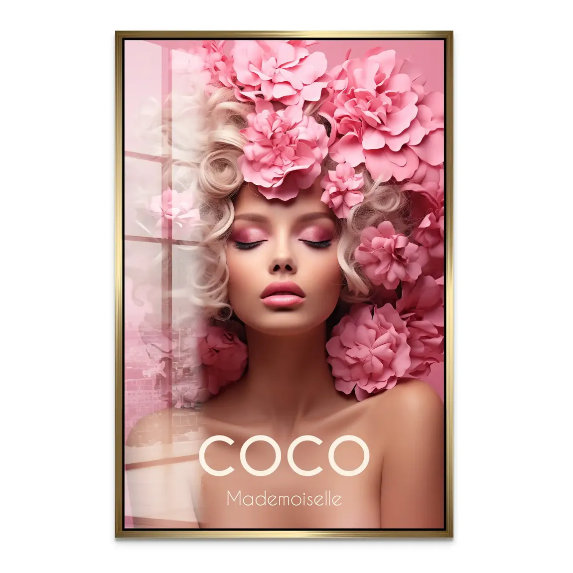 Coco Pink Elegance Acrylglas Bild