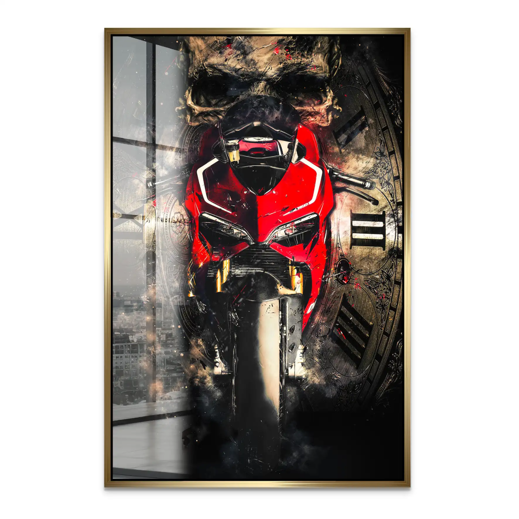 Ducati Totenkof Acrylglas Bild INGALERIE