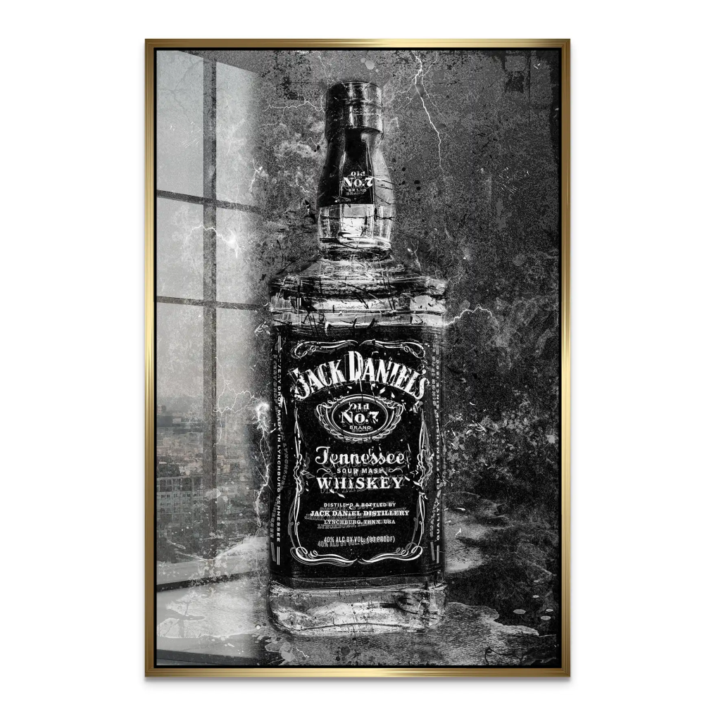 Jack Whisky Black Style Acrylglas Bild INGALERIE