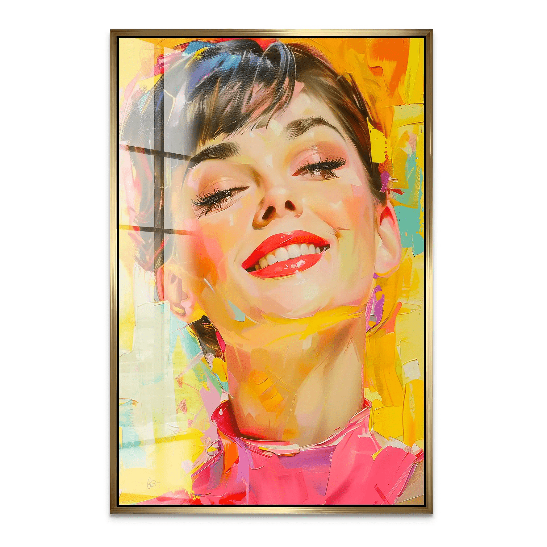 Audrey Modern Art Acrylglas Bild INGALERIE