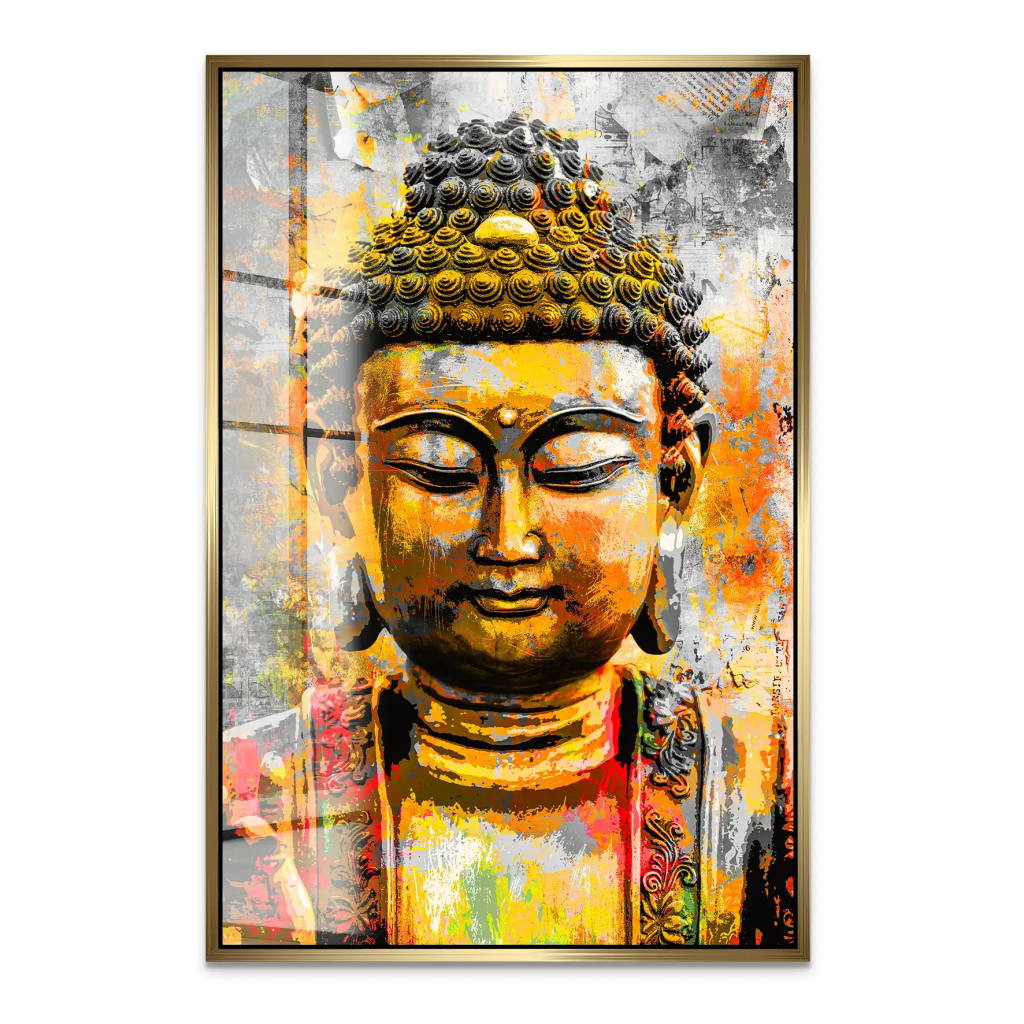 Buddha Boho Style Acrylglas Bild INGALERIE