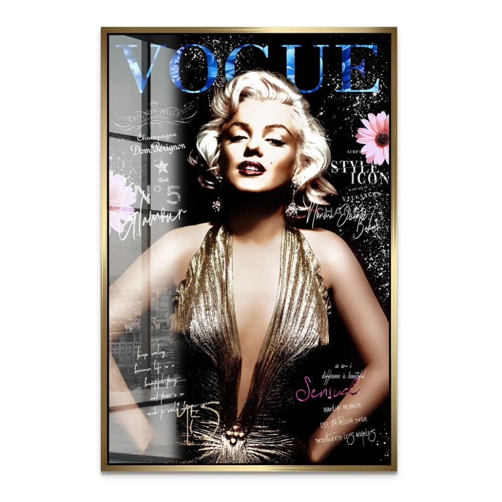 Marilyn Glamour Acrylglas Bild INGALERIE