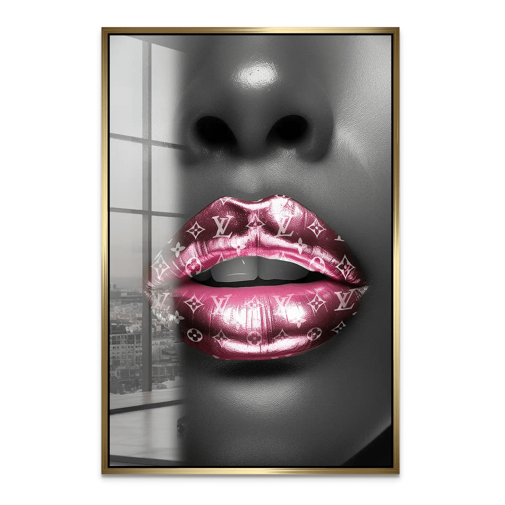 Silver Louis Lips Acrylglas Bild INGALERIE