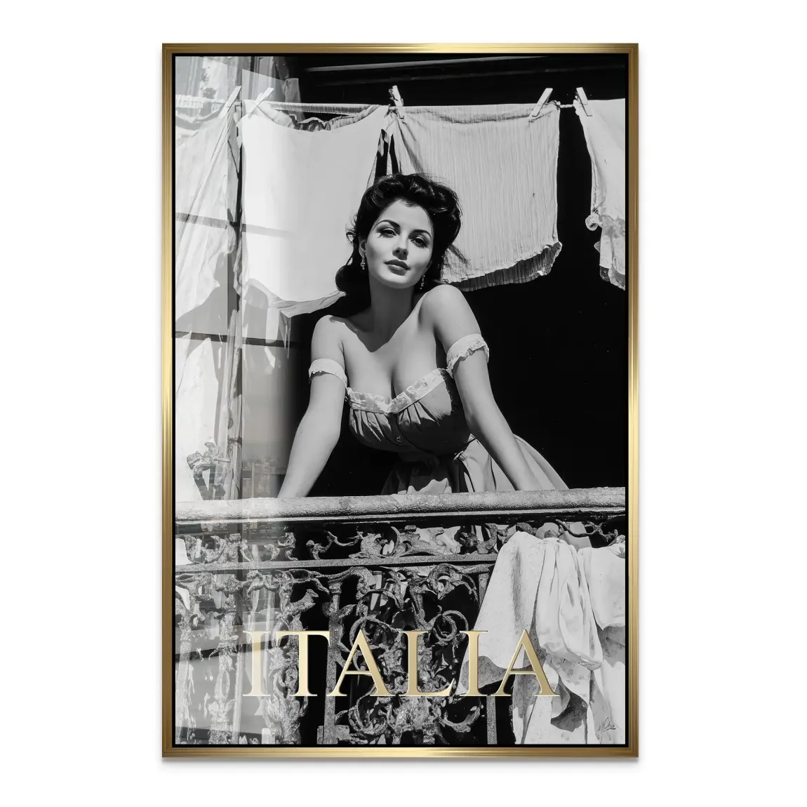 Bella Donna Noir Acrylglas Bild