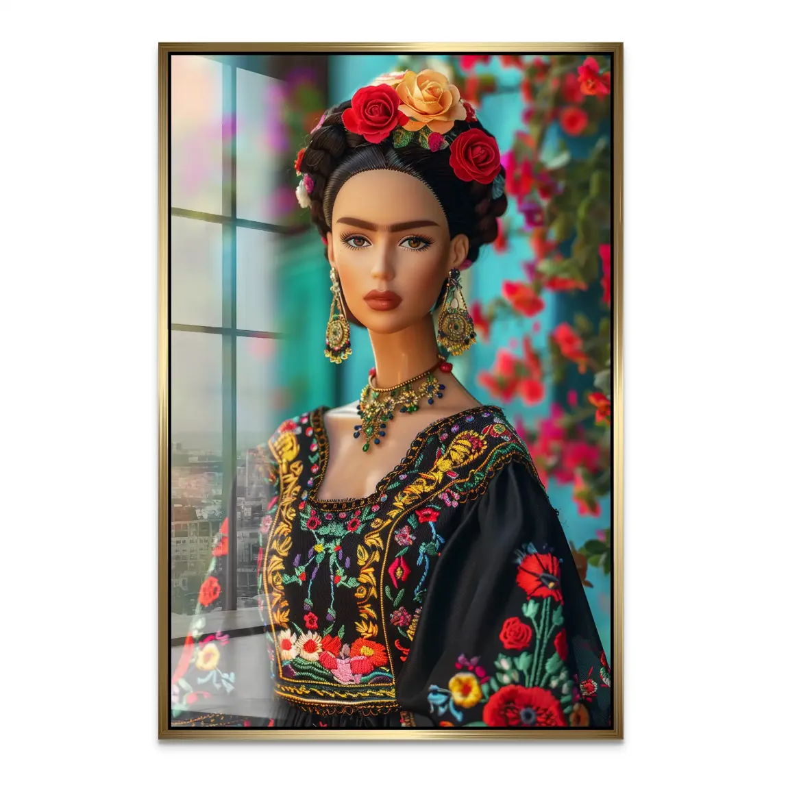 Frida Barbie Acrylglas Bild